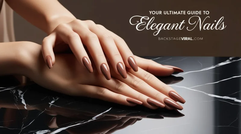 How to Get the Perfect Light Brown Nails Color BackstageViral.com